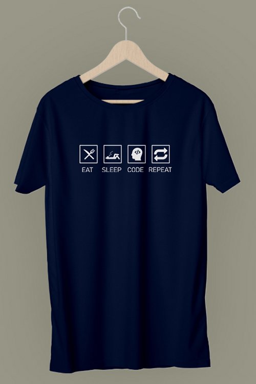 Eat Sleep Code Repeat - Programmer Tshirt - MerchShop