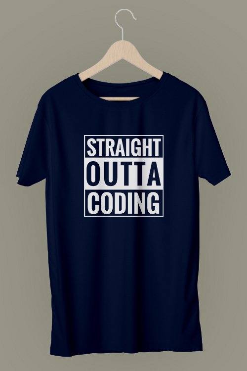 Straight Outta Coding - Programmer TShirt - MerchShop