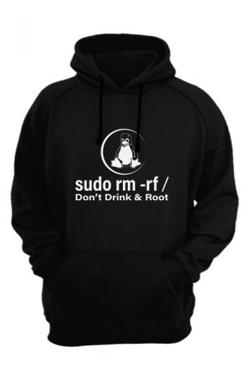 sudo-rm-rf-dont-drink-root-black-hoodie
