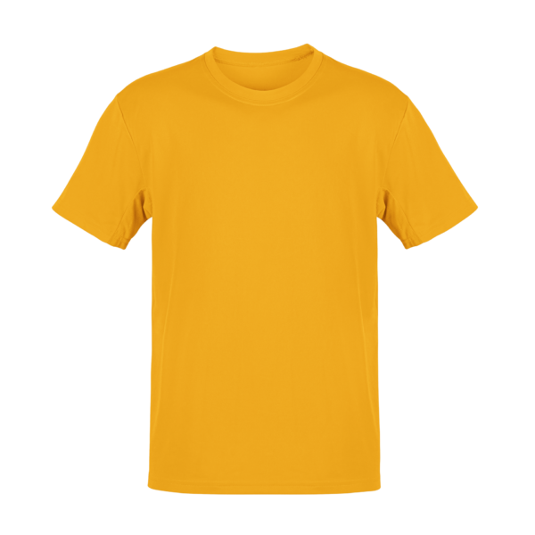 Plain-golden-yellow-Half-Sleeve-T-Shirt